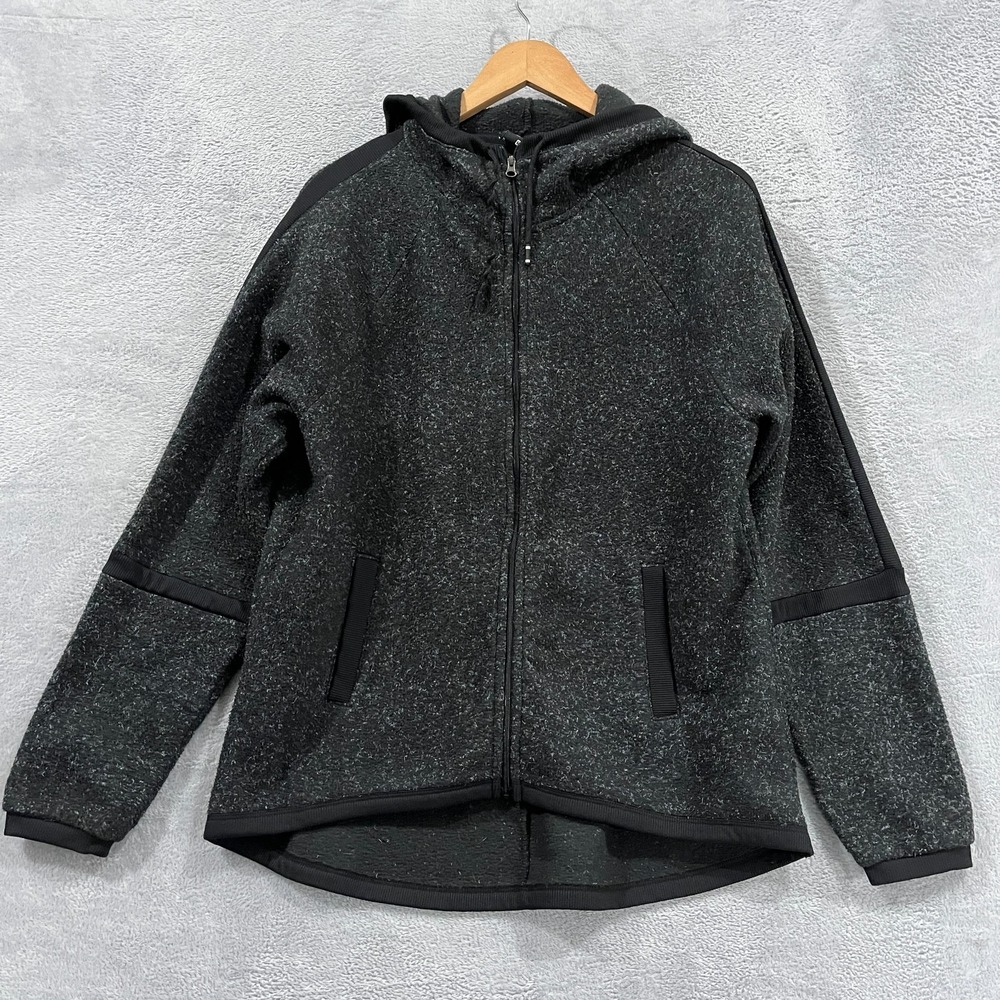 Nike Hoodie Mens Medium Fleece Full Zip Pockets BV5266-010‎ Workout Gym